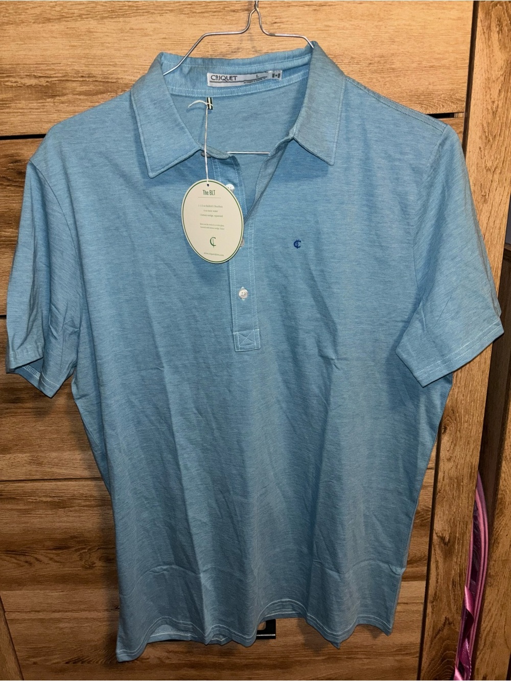 Criquet Men's Sky Blue Polo Shirt